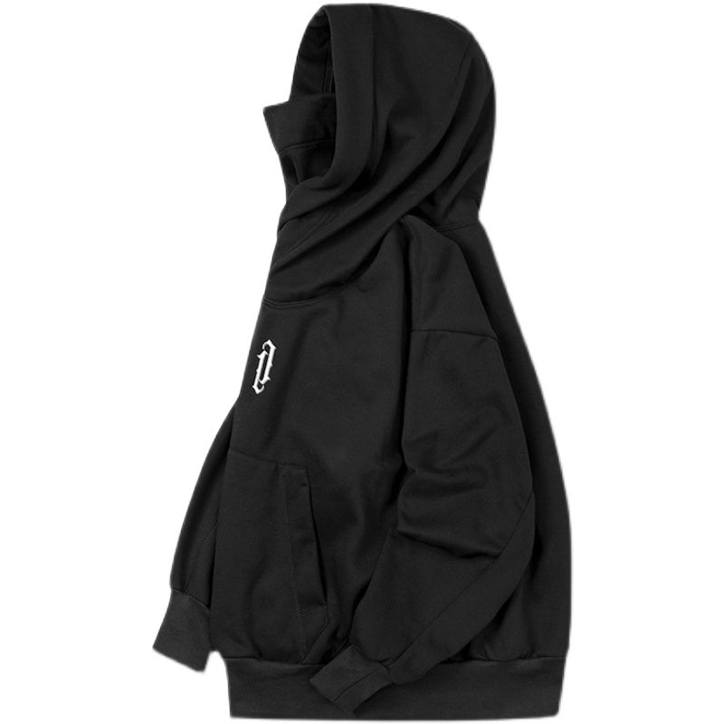 Plus Size Sweaters Menswear Mechanical Style Coat Hooded Fleece-lined