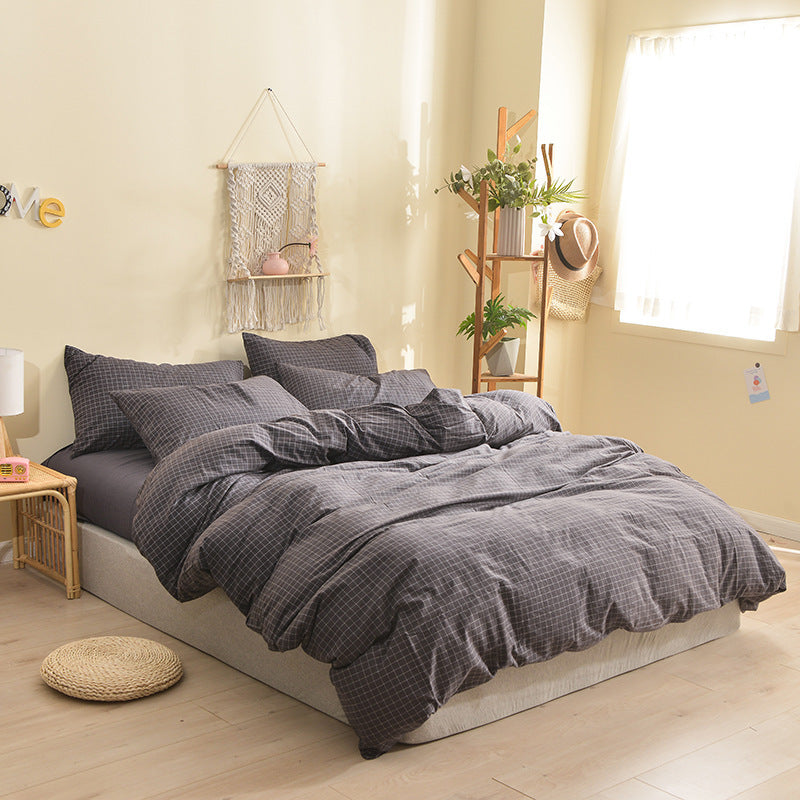 Four Piece Cotton Washed Cotton Set