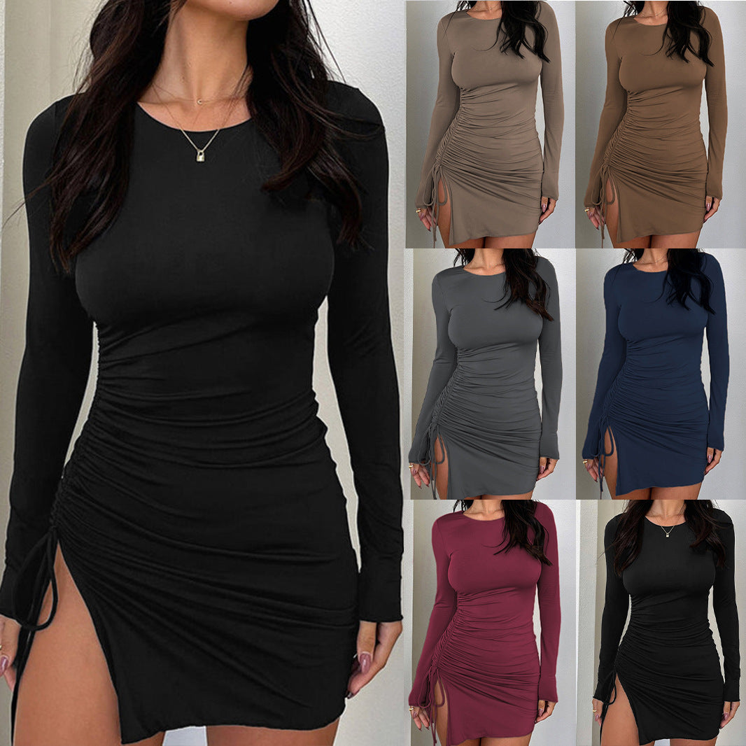 FALA Slim-fit Long-sleeve Dress
