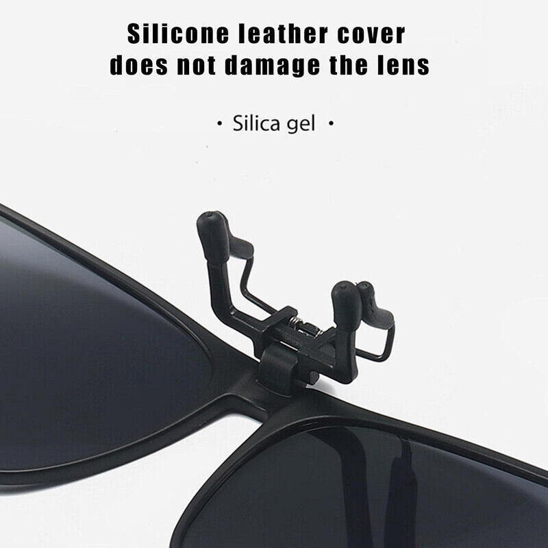 Clip On Sunglasse Over Flip Up Glasses Polarized Photochromic Sunglasses
