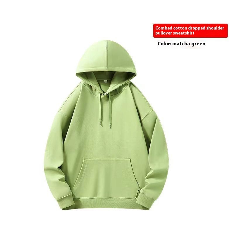 330g Autumn Full Terry Round Neck Sweater For Men