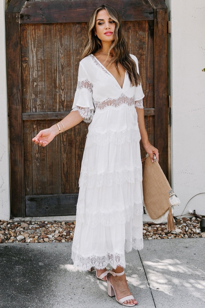 Lace Long Dress
