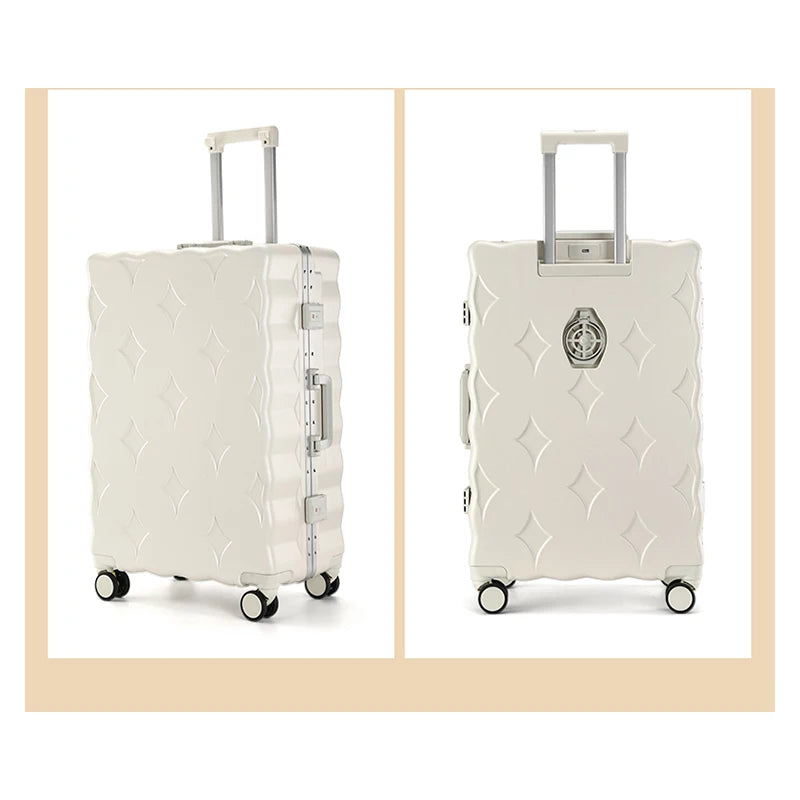 24/26/28 Inch Fashion Suitcase Large capacity Multifunctional Pull Rod Luggage 20 inch Charging Boarding Password Trolley Case