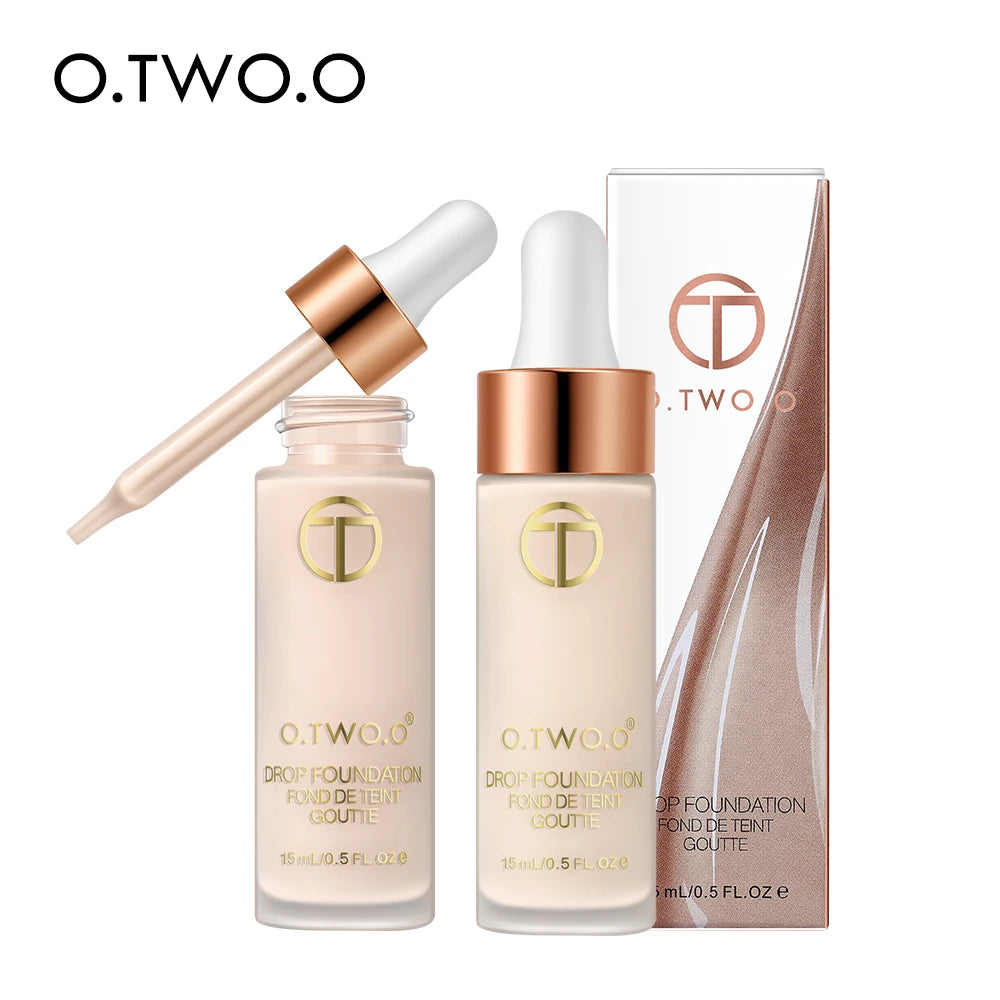 Liquid Foundation Oil Free Makeup Base Waterproof Full Coverage Concealer Lasting Liquid Face BB Cream Cosmetic