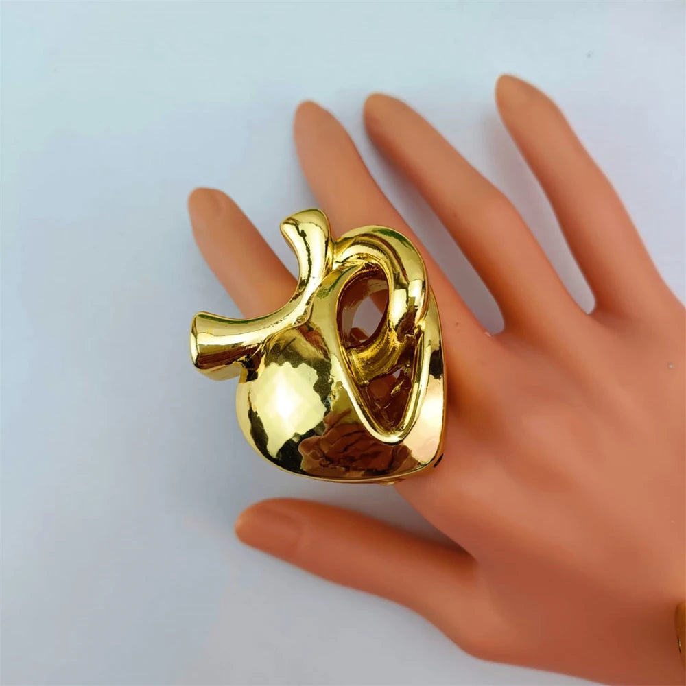 مجموعة إكسسوارات الموضة FAB-UR المطلية بالذهب عيار 24 قيراطًا والمكونة من 4 قطع