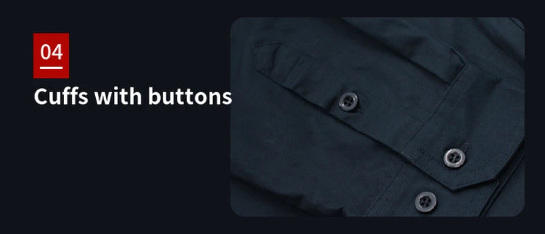 Hi Vis Shirt Safety Work Shirt Cotton Workwear Long Sleeve Reflective Shirt Men Construction