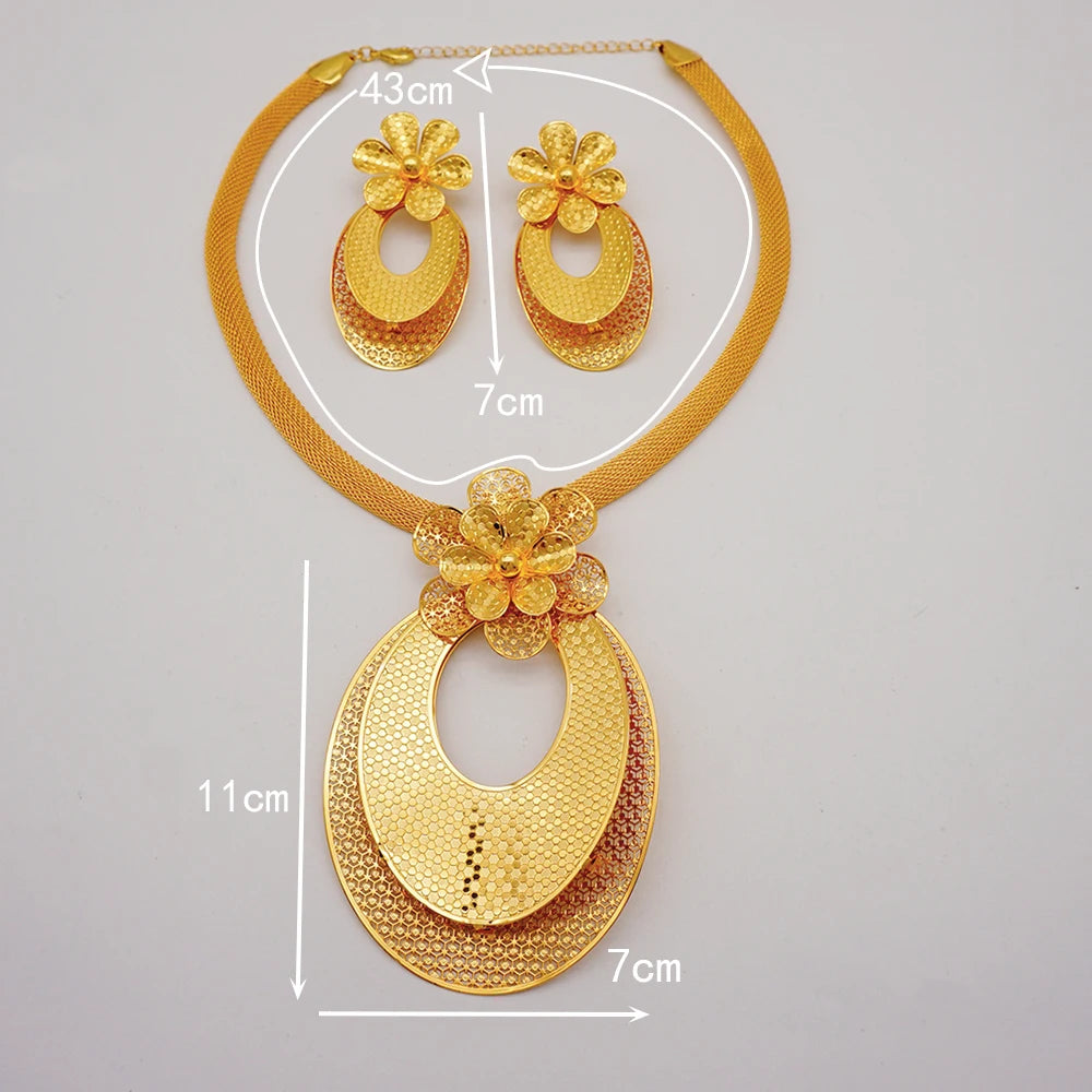 Gold Flower Set = Fashion Accessories