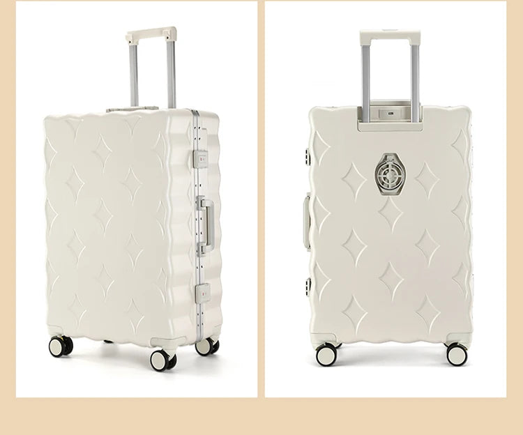 24/26/28 Inch Fashion Suitcase Large capacity Multifunctional Pull Rod Luggage 20 inch Charging Boarding Password Trolley Case
