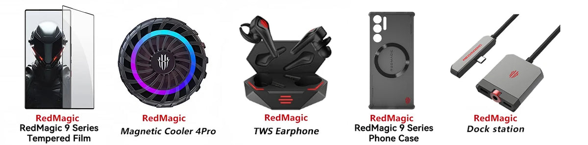 RedMagic 9s Pro 5G Global Version Gaming Phone 6.8" Snapdragon 8 Gen 3 Leading Version 6500mAh 80W Charge 50MP NFC