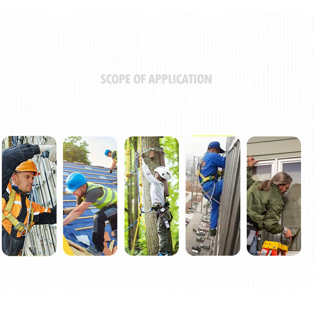 Half Body High Altitude Work Safety Harness Three-point Safety Belt Outdoor Climbing Training Construction Protective Equipment