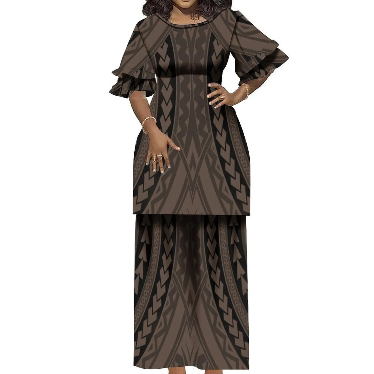 Le-Eva Island Fashion Two-Piece Set with Matching Shirt for Him