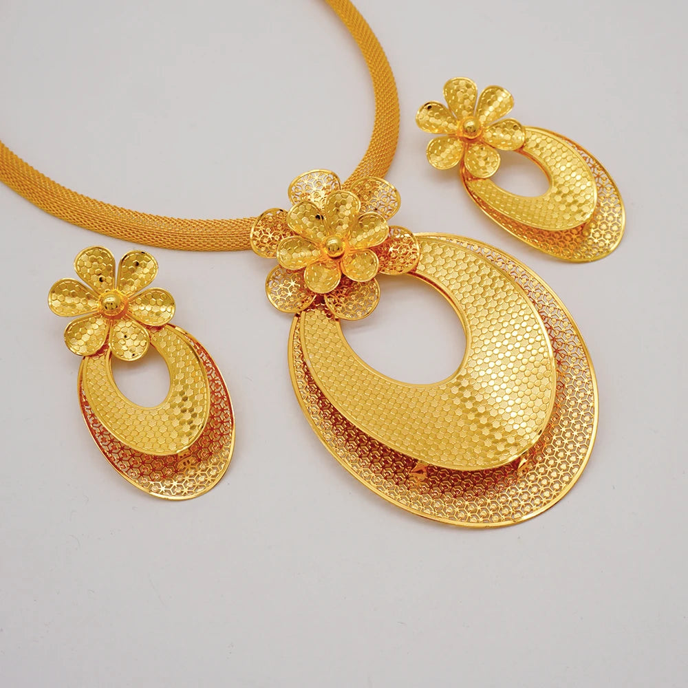 Gold Flower Set = Fashion Accessories