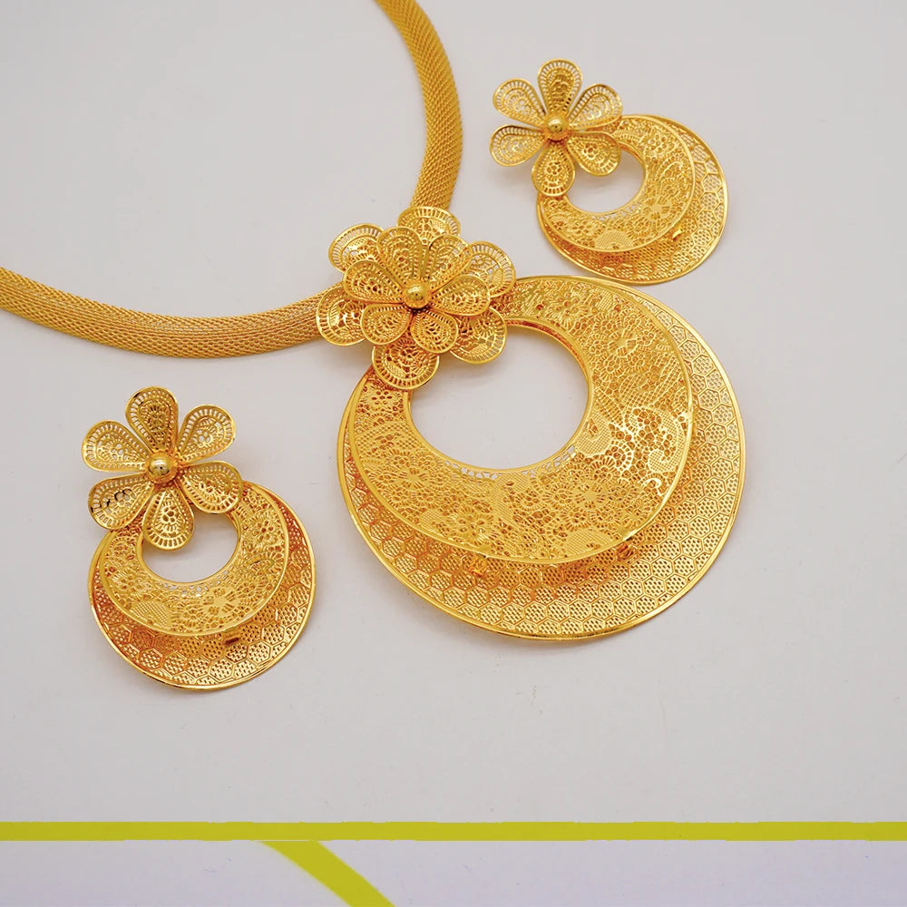 Gold Flower Set = Fashion Accessories