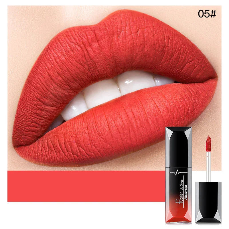 Sexy Matte Long Lasting Lip-gloss Liquid Lipstick Waterproof And Non Stick 21 Colors Lipstick