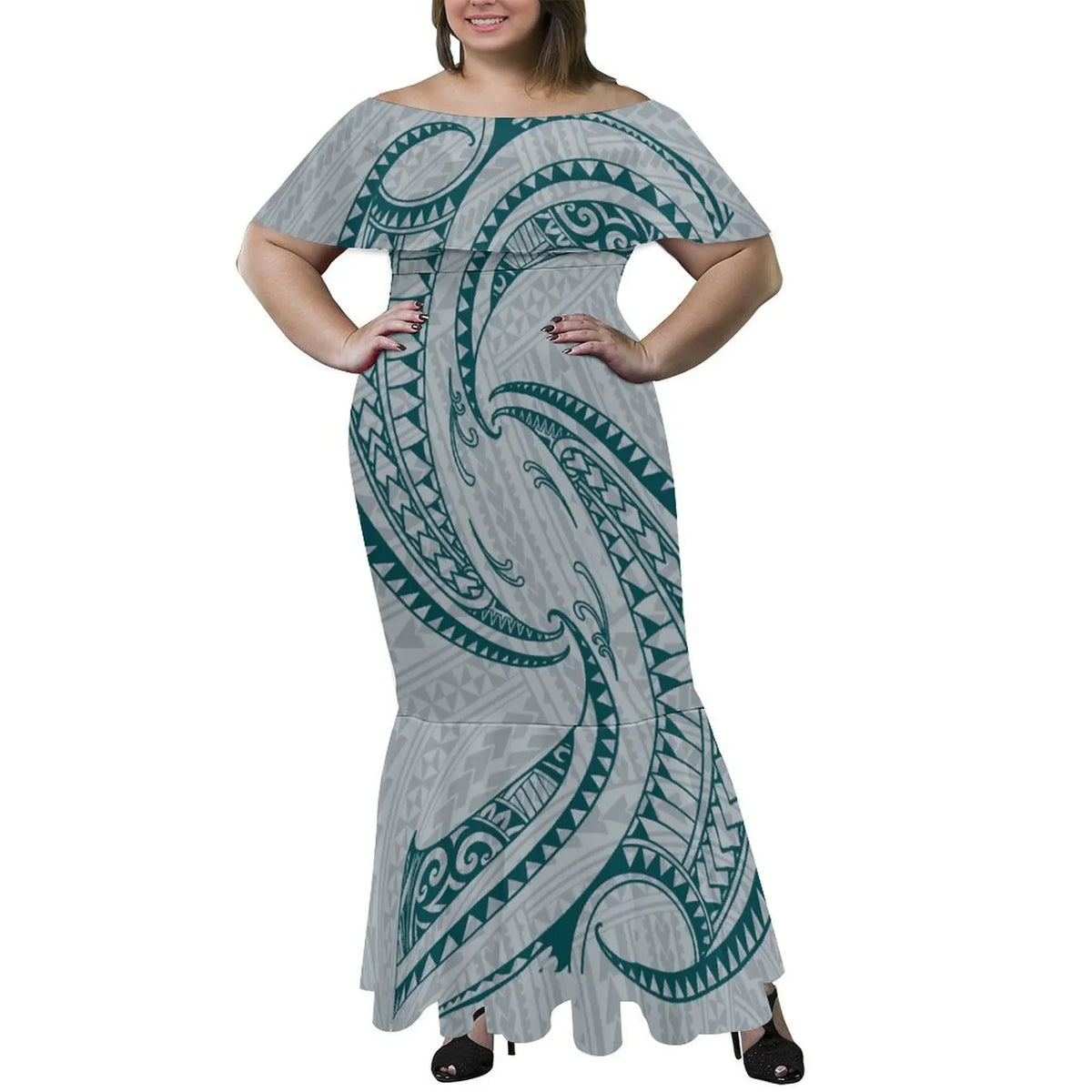 Le-Eva Fabulous Mermaid Dress with matching shirt for him.