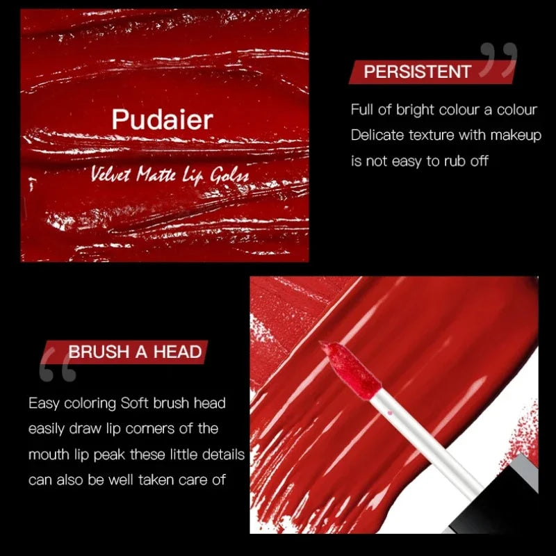 Sexy Matte Long Lasting Lip-gloss Liquid Lipstick Waterproof And Non Stick 21 Colors Lipstick