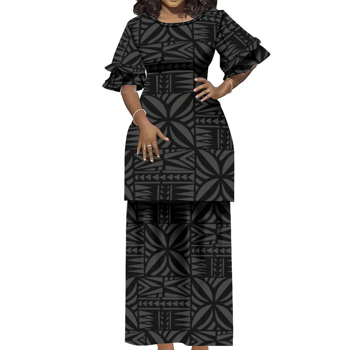Le-Eva Island Fashion Two-Piece Set with Matching Shirt for Him