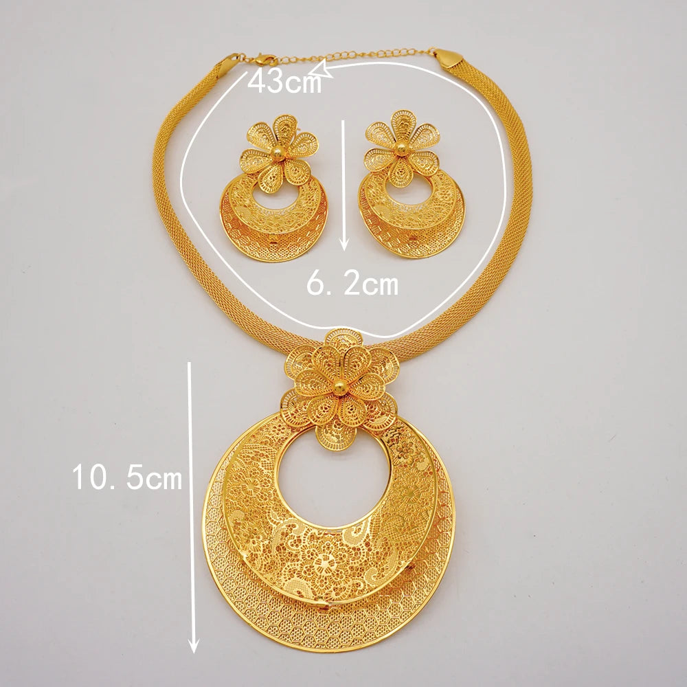 Gold Flower Set = Fashion Accessories