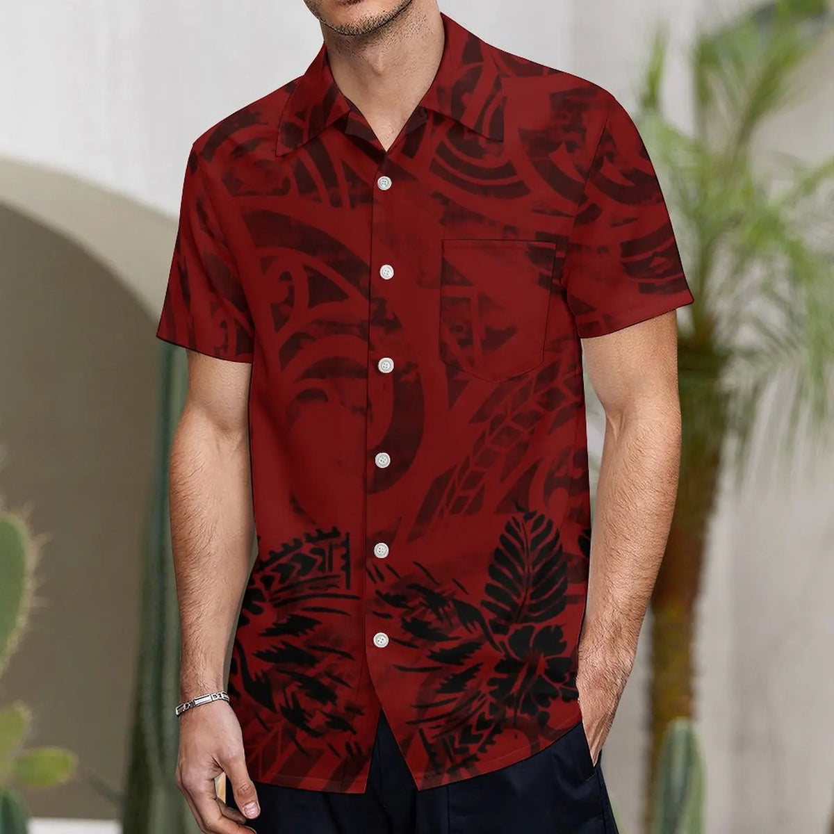 Le-Eva Island Fashion Two-Piece Set with Matching Shirt for Him
