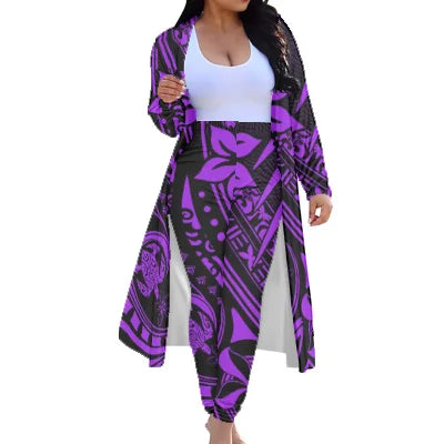 Family Set Evening Dress Tribal design high-quality printed custom dress