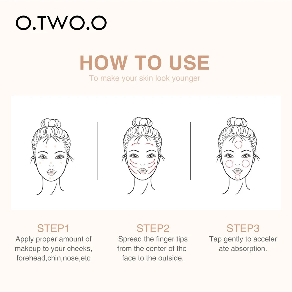 Liquid Foundation Oil Free Makeup Base Waterproof Full Coverage Concealer Lasting Liquid Face BB Cream Cosmetic
