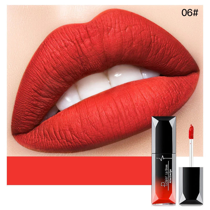 Sexy Matte Long Lasting Lip-gloss Liquid Lipstick Waterproof And Non Stick 21 Colors Lipstick