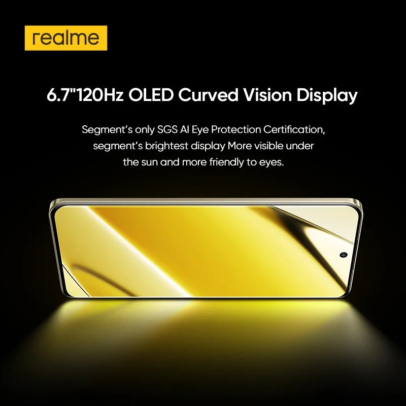 Realme 13 Pro+ 5G Smartphone Snapdragon 7s Gen 2 realme 13 Pro Plus 50MP Camera 5200mAh 80W Battery NFC OTG
***Free Shipping***