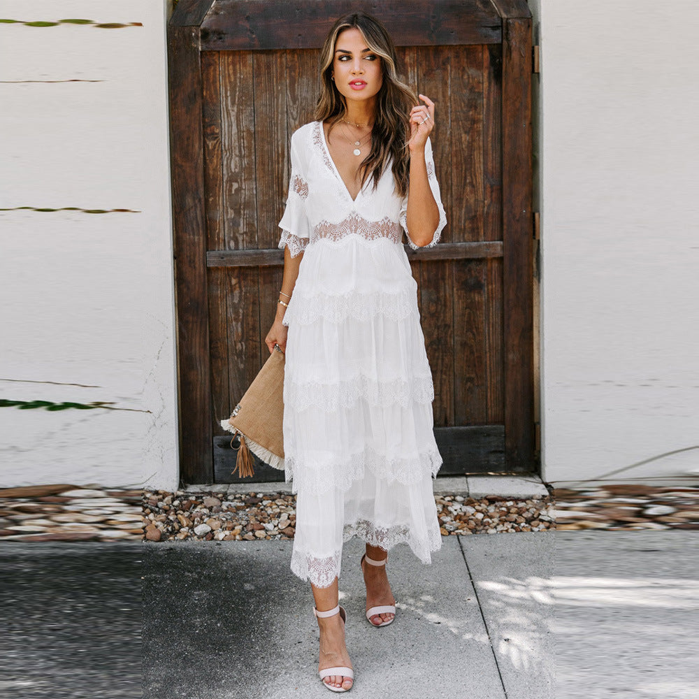 Lace Long Dress