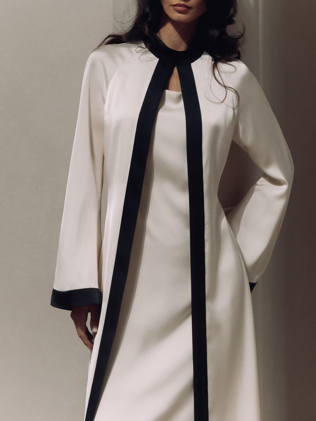 Halter Neck Cardigan Dress
