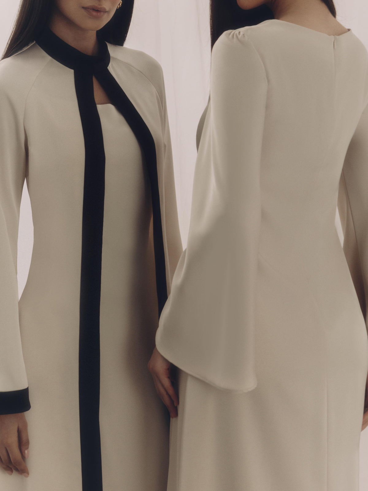 Halter Neck Cardigan Dress