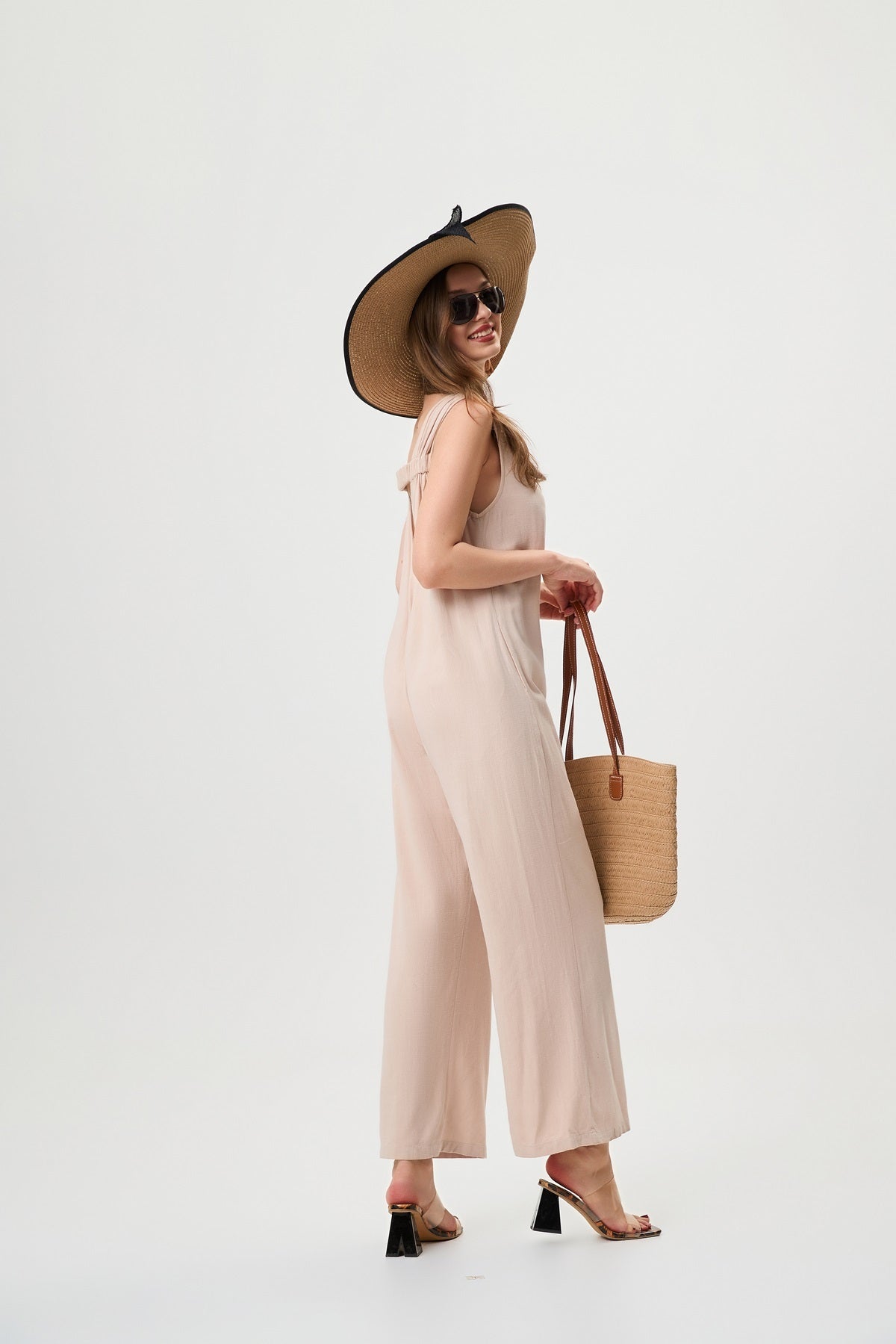 Women Linen Jumpsuit