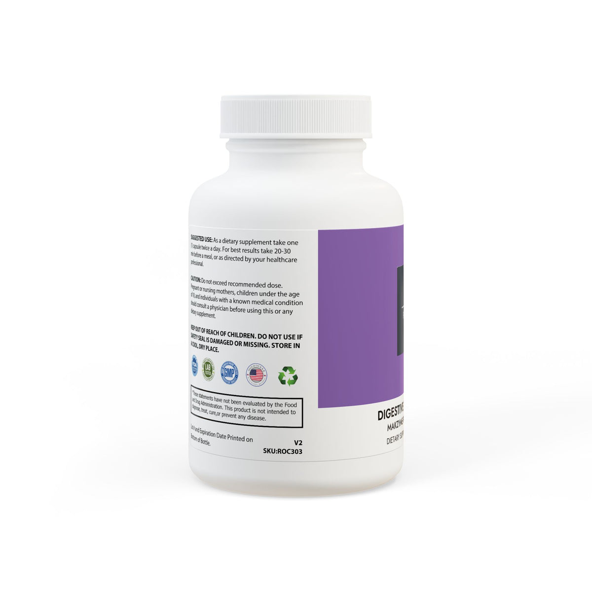 Digestive Enzyme Blend Supplement (60 Capsules)