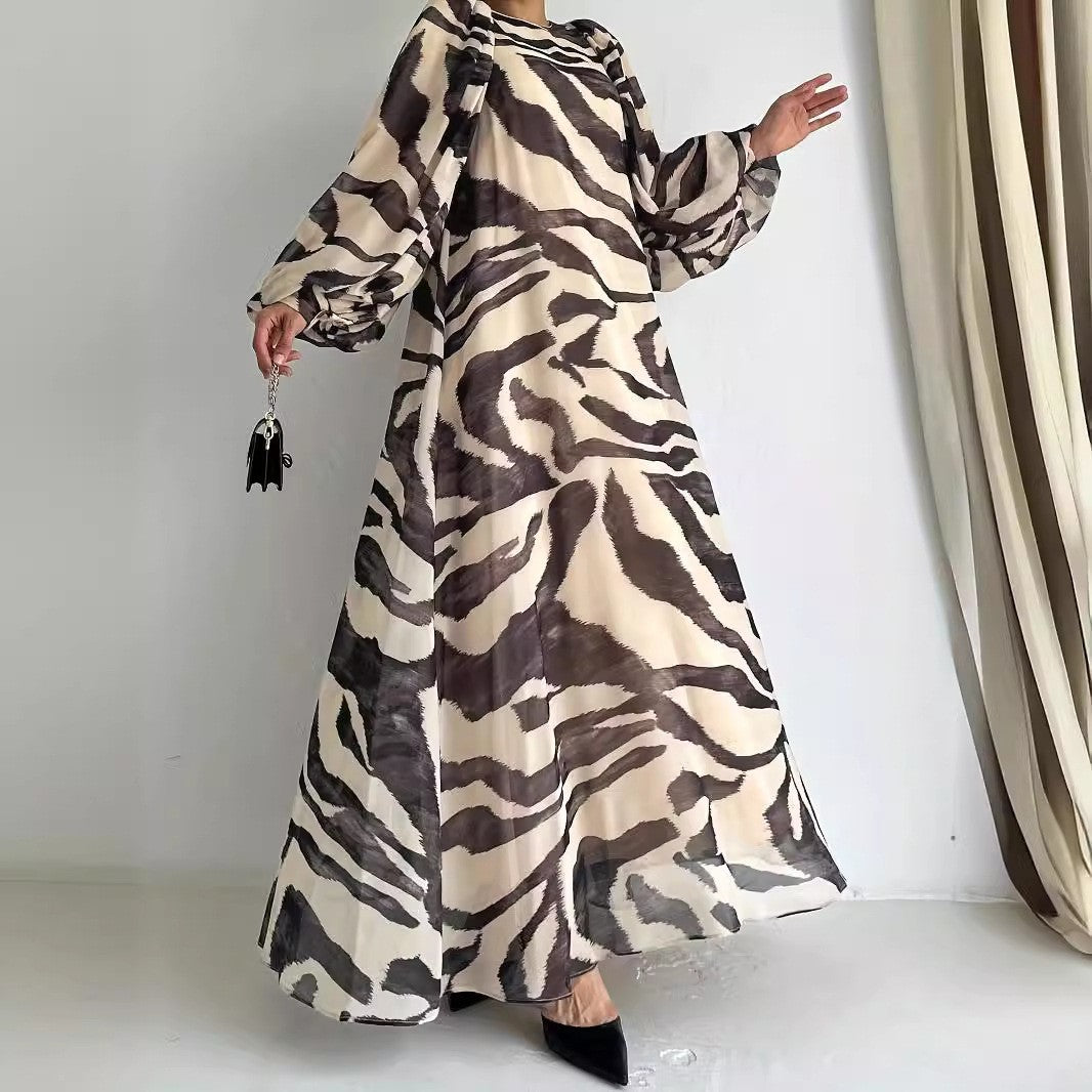 Chiffon Elegant with Belt Dress