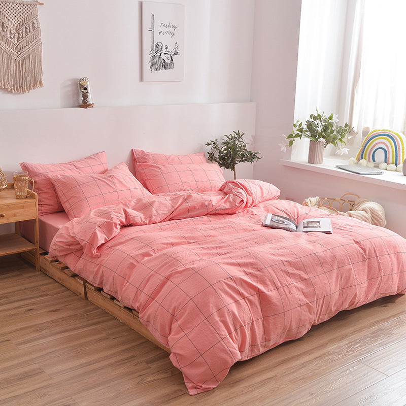 Four Piece Cotton Washed Cotton Set