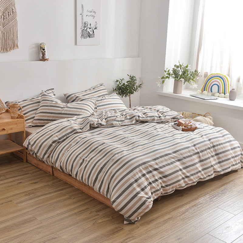 Four Piece Cotton Washed Cotton Set