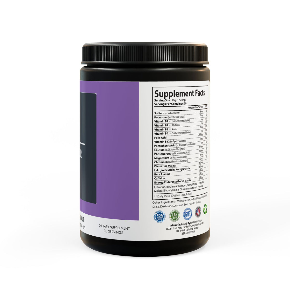 Pre-Workout Supplement, Watermelon (300g, 10.58oz)