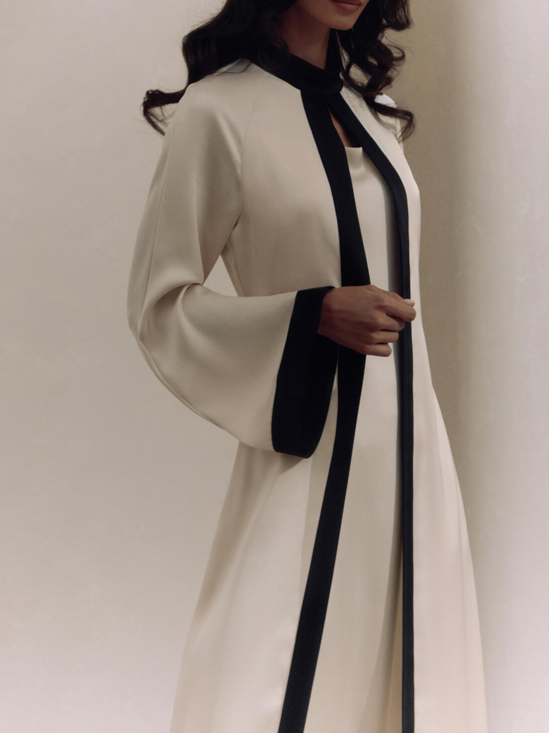 Halter Neck Cardigan Dress