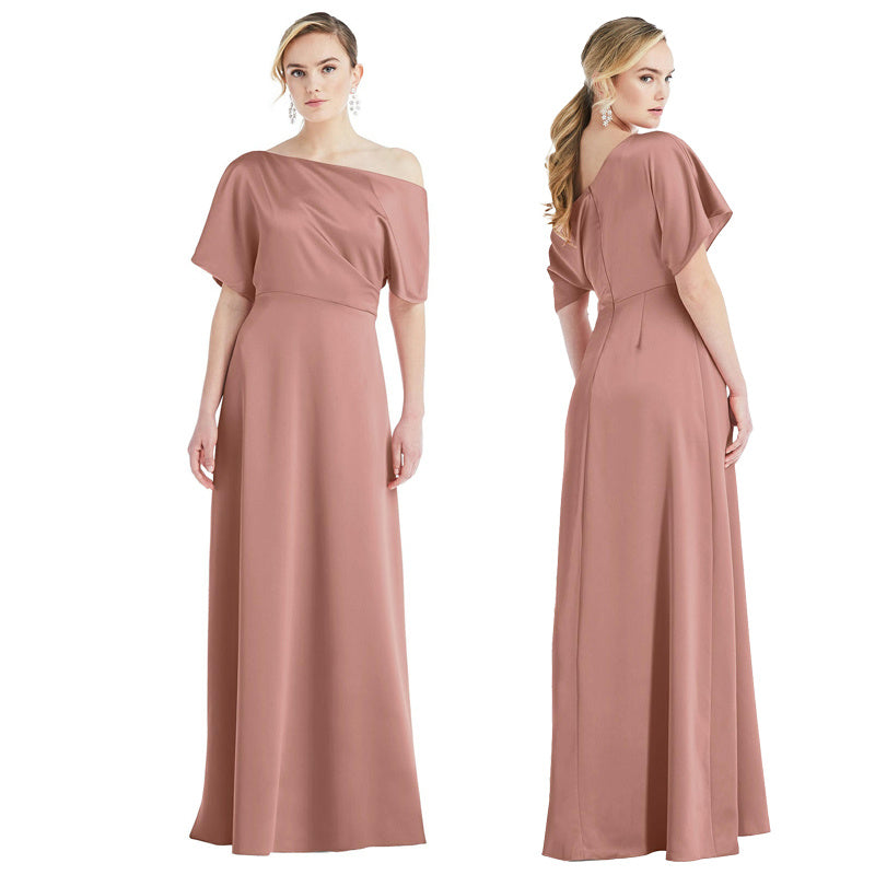 Bridesmaid Dress Dress Summer Satin Haute