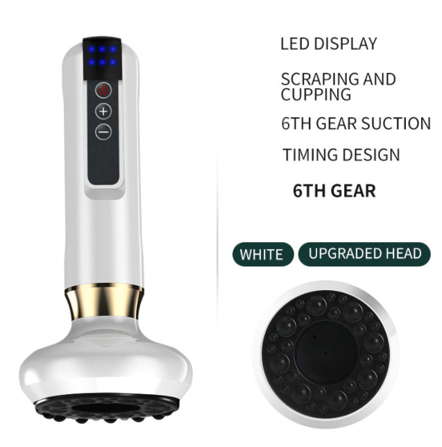 Electric Vacuum Cupping Massager For Body Anti-Cellulite Suction Cup Gua Sha Massage Body Cups Guasha Fat Burning Slimming Jars