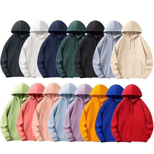 330g Autumn Full Terry Round Neck Sweater For Men