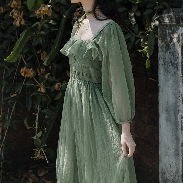 Women's Temperament Fashion Solid Color Dresses