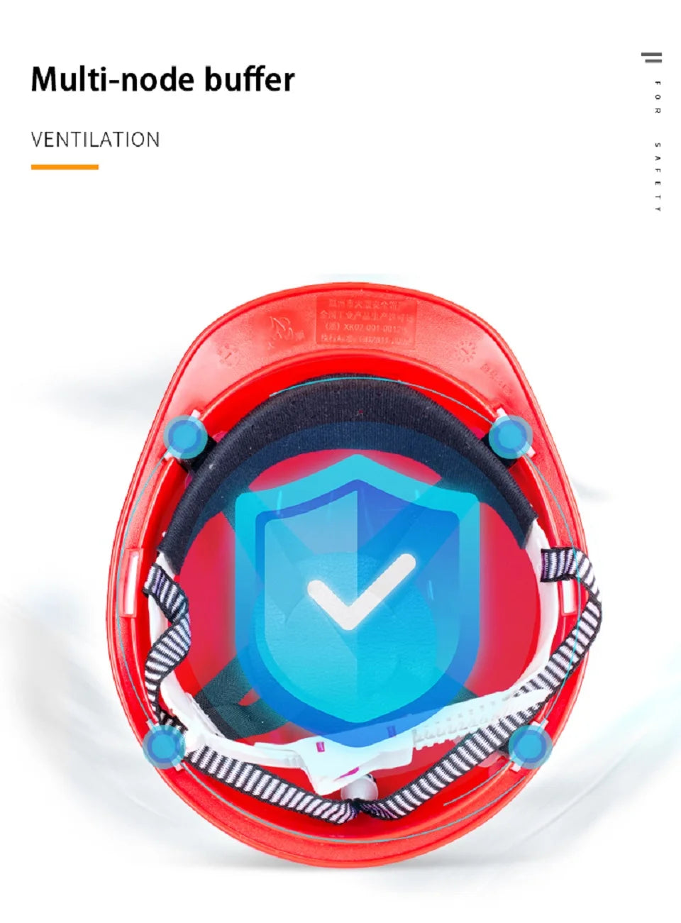 Safety Helmet Hard Hat Construction Engineer Working Protective ABS Cap Multicolor Options Can Print Logo