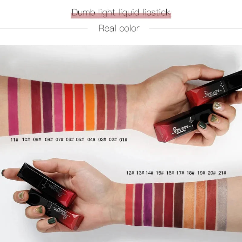 Sexy Matte Long Lasting Lip-gloss Liquid Lipstick Waterproof And Non Stick 21 Colors Lipstick