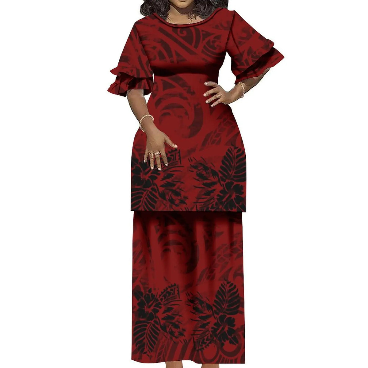 Le-Eva Island Fashion Two-Piece Set with Matching Shirt for Him