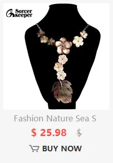 Island Flower Necklace made from SeaShells