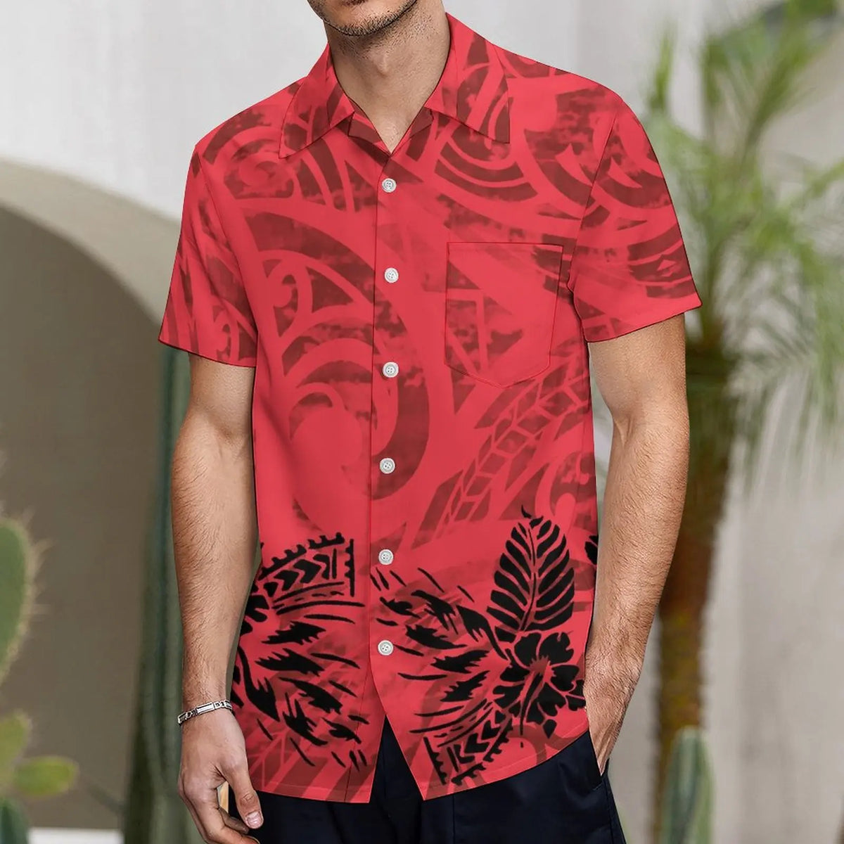 Le-Eva Island Fashion Two-Piece Set with Matching Shirt for Him