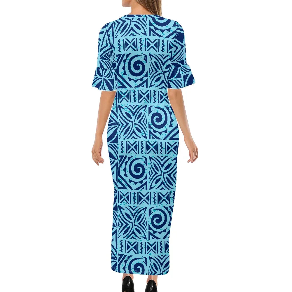 Elegant Evening Island Dress