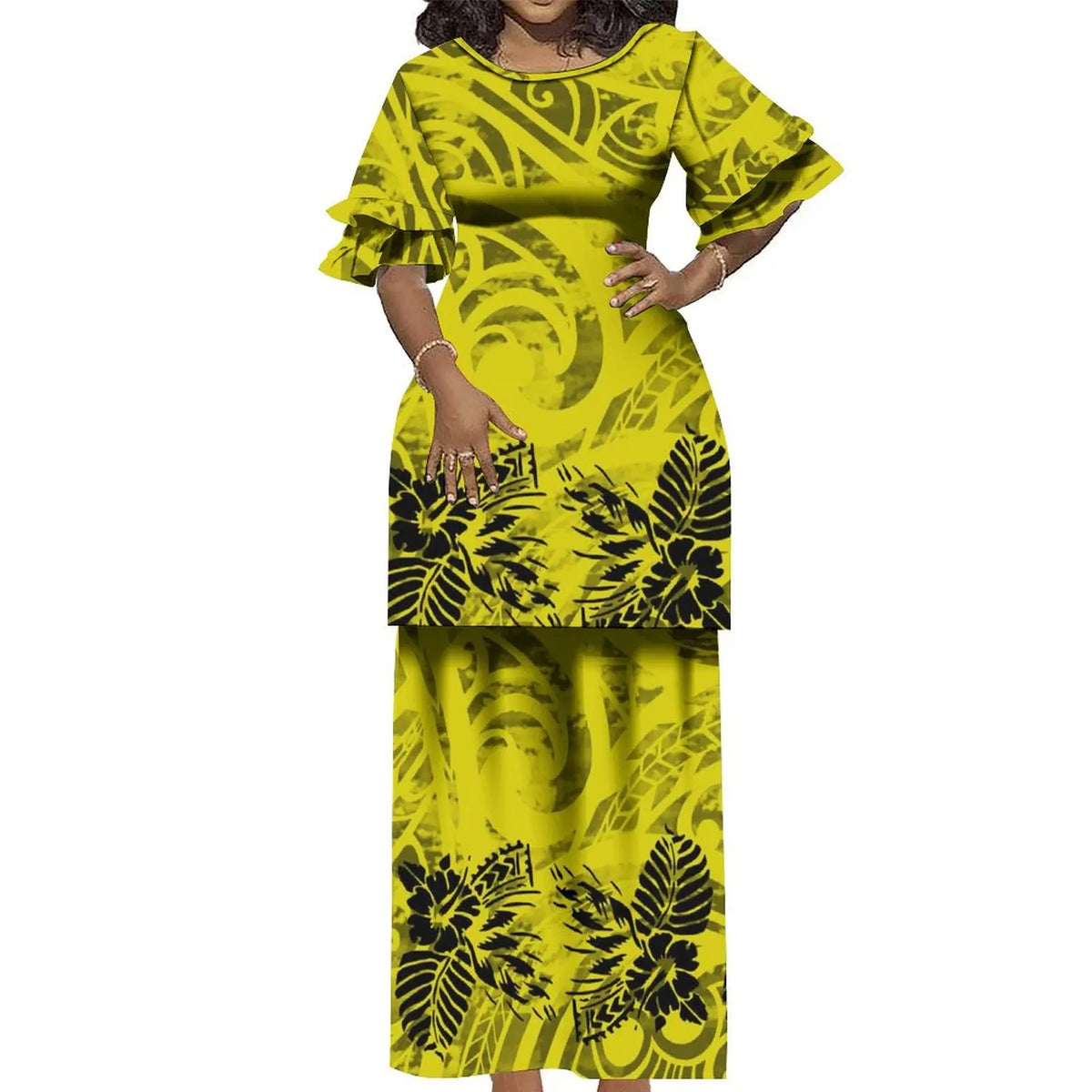 Le-Eva Island Fashion Two-Piece Set with Matching Shirt for Him