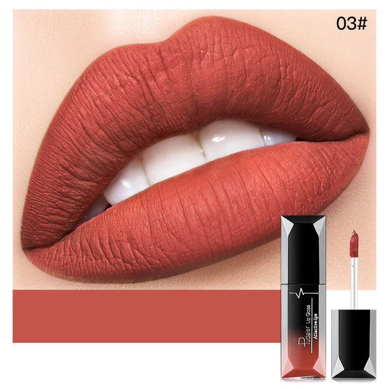Sexy Matte Long Lasting Lip-gloss Liquid Lipstick Waterproof And Non Stick 21 Colors Lipstick
