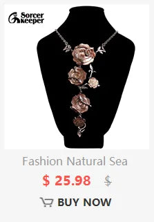 Island Flower Necklace made from SeaShells